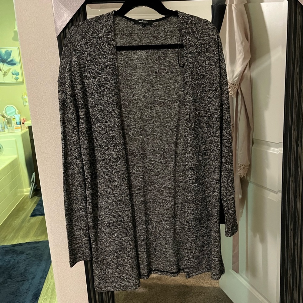 Grayish black Cardigan